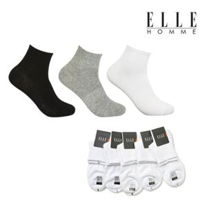 [엘르(양말)]기획 신사 캐주얼중목 5족 세트 EH40322_5