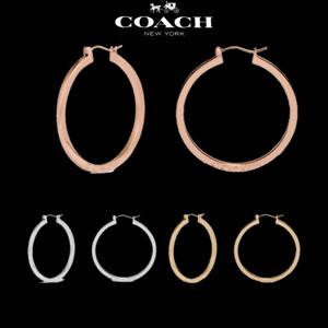 코치 COACH 여자 남자 후프 귀걸이