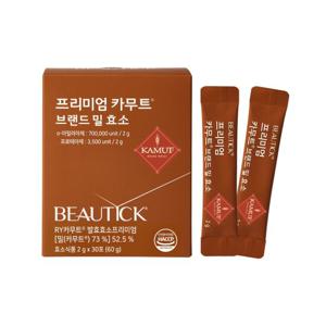 [지앤씨][GNC]뷰틱 프리미엄 카무트 브랜드 밀 효소(2g x 30포)