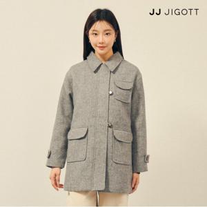 (JJ지고트) 아웃 포켓 패딩 더플 코트 GPBP0CT221