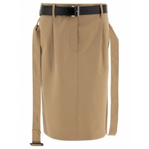[PRADA] 여성 코튼 트윌 스커트 P185KK S OOO 14ZGF0065 베이지 /3