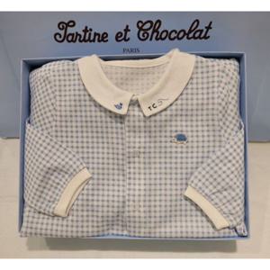 쇼콜라 BL엘체크블루우주복 (TNOMQX10UB)25SS남아실내외복