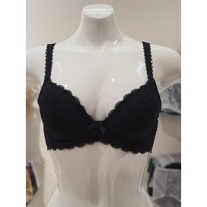 [바바라] 3/4컵 레이스 브라 ABR4425 BK