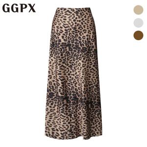 GGPX  레오파드 슬림 롱 스커트 (GP3SK001F)