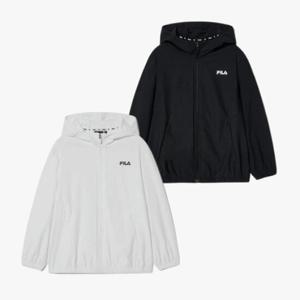 휠라키즈(FILA KIDS) (FK2FTH2501X) 트리코트 베이직 후드집업 트레이닝복 상의