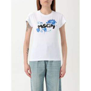 [MSGM] 여성 티셔츠 3842MDM112 257002 01 화이트 /6