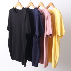 [아이우먼]빅사이즈반팔티 D285L504 데일리코튼반팔니트 EB