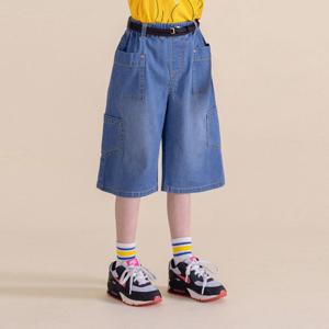 [택가49800원]더즌포켓 데님 7부 와이드 팬츠 JXUPT36