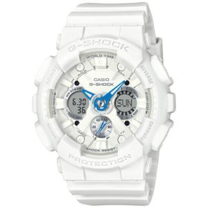 카시오 G-SHOCK (G-SHOCK) 스타일리시 앤 스포티 시리즈 화이트 (니들 블루) GMA-S120SA-7A2JF