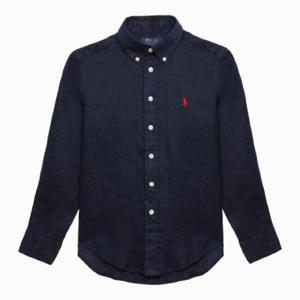 POLO RALPH LAUREN 네이비 블루 리넨 버튼다운 셔츠 322865270006LI/XG_POLOR-NN