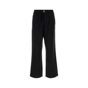 AMI Black cotton pant HTR214CO0106 001