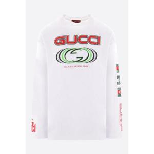 GUCCI oversize cotton long-sleeved t-shirt 784364XJGRB9074