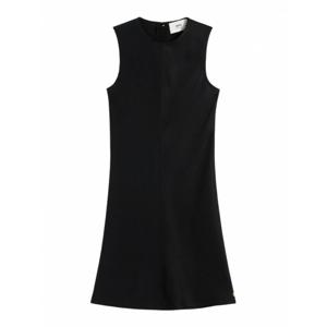 [AMI] 여성 니 Length 슬리브리스 원피스 FDR066AC0014001 블랙 /8