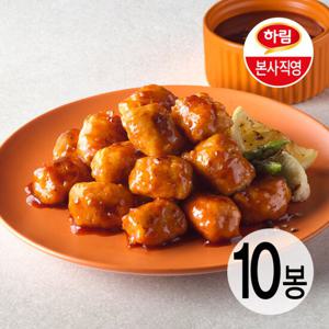 하림이닭 소스 잘 먹은 닭가슴살 큐브 양념치킨맛 100g 10봉