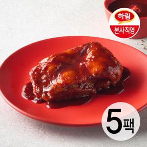 하림X동대문엽기떡볶이 소스 잘 먹은 닭다리살 오리지널 100g 5팩
