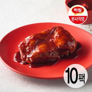 하림X동대문엽기떡볶이 소스 잘 먹은 닭다리살 오리지널 100g 10팩