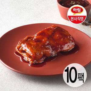 하림X동대문엽기떡볶이 소스 잘 먹은 닭다리살 마라 100g 10팩
