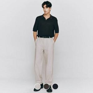 [지오다노] 남성 린넨 코튼 여름 밴딩 팬츠 115529