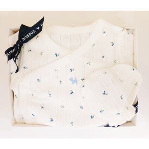 [블루독베이비]CR)베리아일렛배내바디슈트+손싸개SET (45170-040-03)