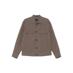 25 SS Zegna 리넨 셔츠 UFV56A9SOT46 TP438663320