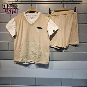 유솔대동백화점 DP01 조끼 3PCS 상하세트 ULMT2341O