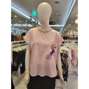 라티움(레포크) 세이브존03 라티움(레포크)주머니꽃캡소매블라우스 AGE25-23BL53-43A