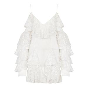 25 SS 발망 러플 미니 드레스 FF1R2450MH29 TP438965954