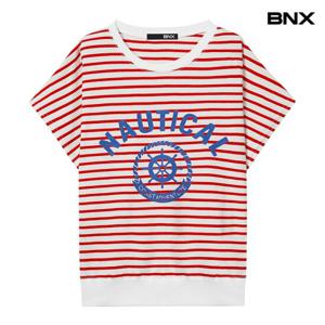 [BNX]단가라 반팔 맨투맨 (BX2TS045L0)