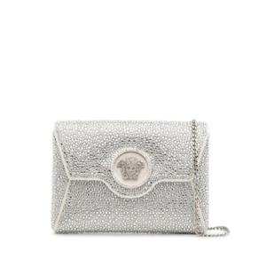 베르사체 La Medusa crystal envelope clutch 10030181A06487