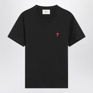 AMI PARIS Ami De Coeur black T shirt BFUTS035U724/R_AMI-001