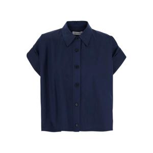로우클래식 블라우스 셔츠 LW251SH05NVNAVY Blu