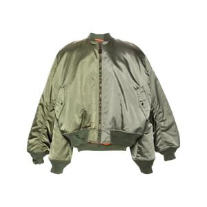 발렌시아가 Green Double Sleeves Bomber Jacket 790763TYD31 TP719618385