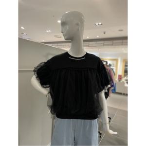 르니앤맥코이 망사 배색 반팔 티셔츠 (MM08TS311HJY)