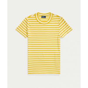 [RALPH LAUREN] 라프리마 여성 티셔츠 36/1 YD CIR 1X1 RIBSSLTSH 211891520005 700 옐로우 /9
