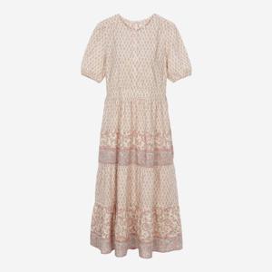 [써스데이아일랜드][여성]패턴 믹스 프릴 원피스(T254MOP245W)
