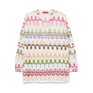 미소니 긴팔 티셔츠 DS25SJ0T BR0132 9 SMQS MULTBLU PINK GREE