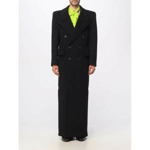 [SAINT LAURENT] 라프리마 남성 코트 더블브레스티드 인 버진 울 749162Y060R 1005 블랙 /6