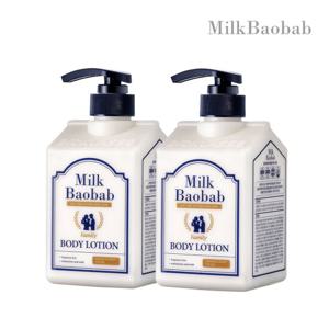 밀크바오밥 패밀리 바디 로션 500ml x 2개