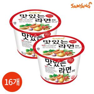 삼양 맛있는라면 큰컵 112g x 16개