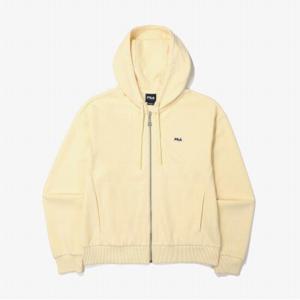 [FILA] 프리미엄 코튼폴리 스몰로고 후드집업 (FS2FTG1151F_BTY)
