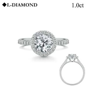 로이드 18K L-DIAMOND 해일로 1부 반지 LRD23040D