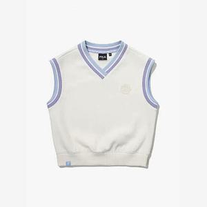 휠라조끼 TQJ FK2VTG1301F-IVY Girls v넥 베스트