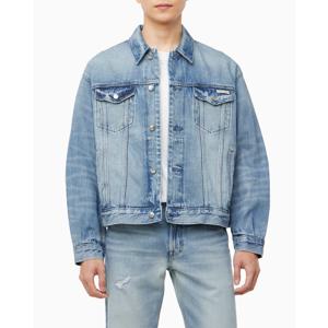 CK진 남성 레귤러핏 90s 라이트블루 워시 데님 자켓(4RB797G)