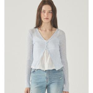 [후아유]여성 Summer Open Button Cardigan WHCKF2751F