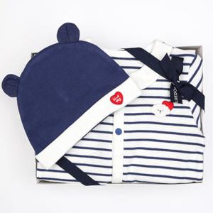 HP블루독베이비25년FW NY)카라세트바디슈트 45A7004007