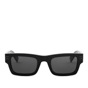 불가리 블랙 프레임 렉탱귤러 쉐이프 선글라스 BV40064I 01A 50