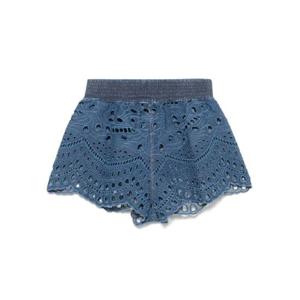 25 SS 에르마노설비노 자수 데님 쇼츠 D464P701KOX TP438791666