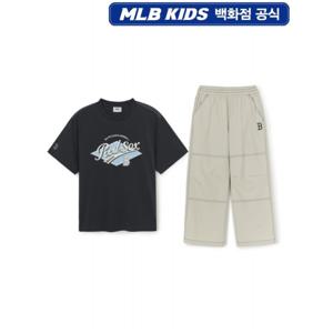 MLB키즈 STREET 반팔 우븐팬츠 세트 (7AS1B415343CGS)