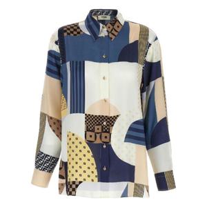 FENDI Patchwork silk shirt FS8274AUQMF1SAT