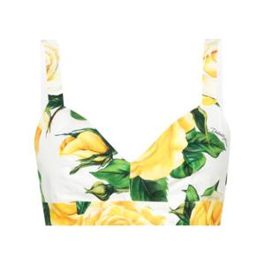 돌체앤가바나 White Rose Print Bra Top F756LTHS5NO TP719823864